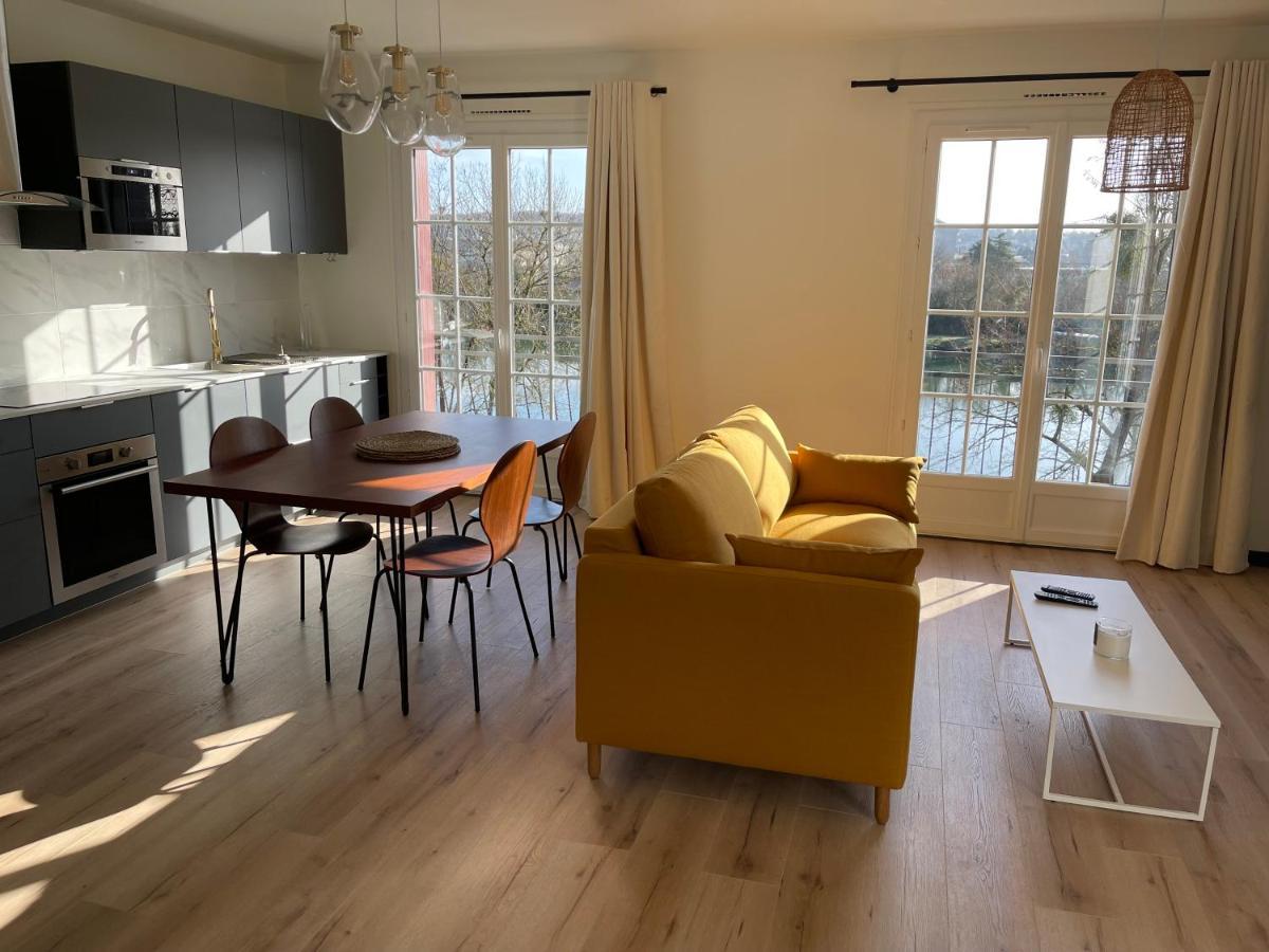 Ambiance Seine, Appartement Lumineux En Bordure De Seine - Chouette Thomery ภายนอก รูปภาพ